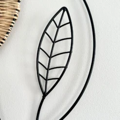 Round Rattan Leaf Wall Deco -Home Decoration IMG E0571