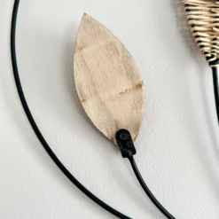 Round Rattan Leaf Wall Deco -Home Decoration IMG E0572