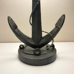 Black Metal Anchor Nautical Bedside Table Lamp 56cm -Home Decoration IMG E0630 edited11