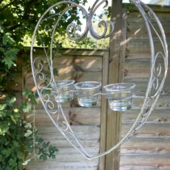 Hanging Love Heart Tealight Holder 8 Hanging Love Heart Tealight Holder -Home Decoration IMG E0659