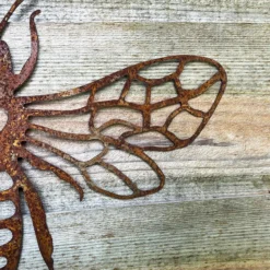 Rusted Metal Honey Bee Sihouette Wall Art 9 Rusted Metal Honey Bee Sihouette Wall Art -Home Decoration IMG E0762