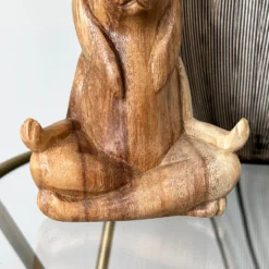Wood Lotus Pose Yoga Bunny Sculpture -Home Decoration IMG E0891 37a7c7ff 7ad0 4357 bf9e 33a837251fd8