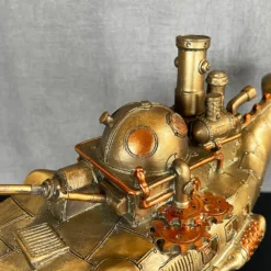 Steampunk Battleship Whale Ornament -Home Decoration IMG E0938