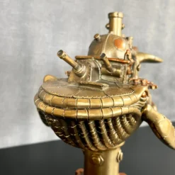 Steampunk Battleship Whale Ornament -Home Decoration IMG E0941