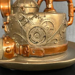 Gold Steampunk Top Hat Ornament -Home Decoration IMG E0948