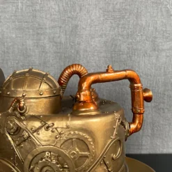 Gold Steampunk Top Hat Ornament -Home Decoration IMG E0949