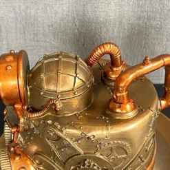 Gold Steampunk Top Hat Ornament -Home Decoration IMG E0950