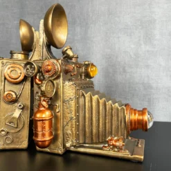 Camera Steampunk Bookends Set 11 Camera Steampunk Bookends Set -Home Decoration IMG E0957
