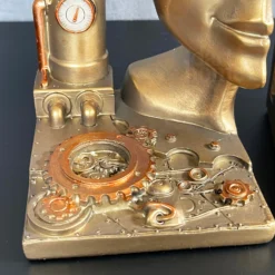 Steampunk Head Bookends Set -Home Decoration IMG E0969