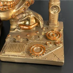 Steampunk Head Bookends Set -Home Decoration IMG E0970