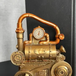 Gold Steampunk Bookends Set -Home Decoration IMG E0983