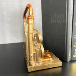 Gold Steampunk Bookends Set -Home Decoration IMG E0986