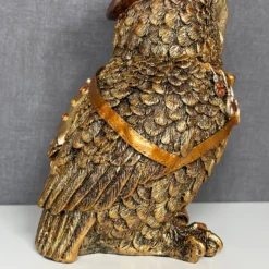 Gold Cogsmith Owl Steampunk Ornament -Home Decoration IMG E1022