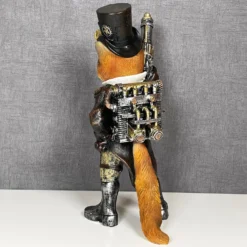 Steampunk Gentleman Fox Ornament -Home Decoration IMG E1033