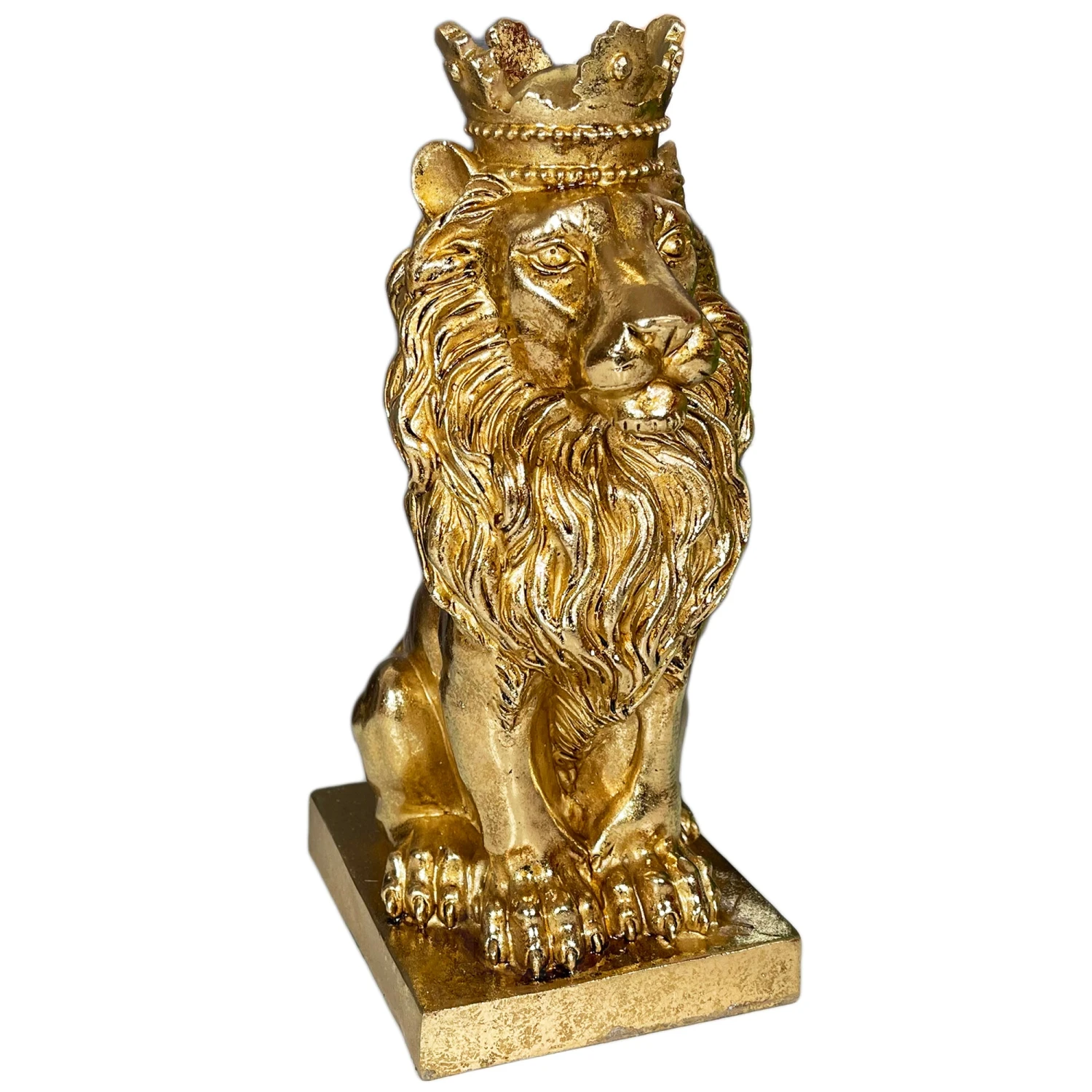 Gold Royal Lion Statue 13x26x16cm 7 Gold Royal Lion Statue 13x26x16cm - Image 7