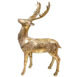 Champagne Gold Stag Ornament 40x25x13cm -Home Decoration IMG E1167copy