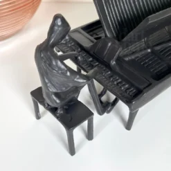 Cast Iron Piano Player Figurine -Home Decoration IMG E1214