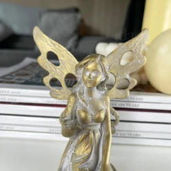 Gold Shelf Sitting Fairy Ornament 12 Gold Shelf Sitting Fairy Ornament -Home Decoration IMG E1240