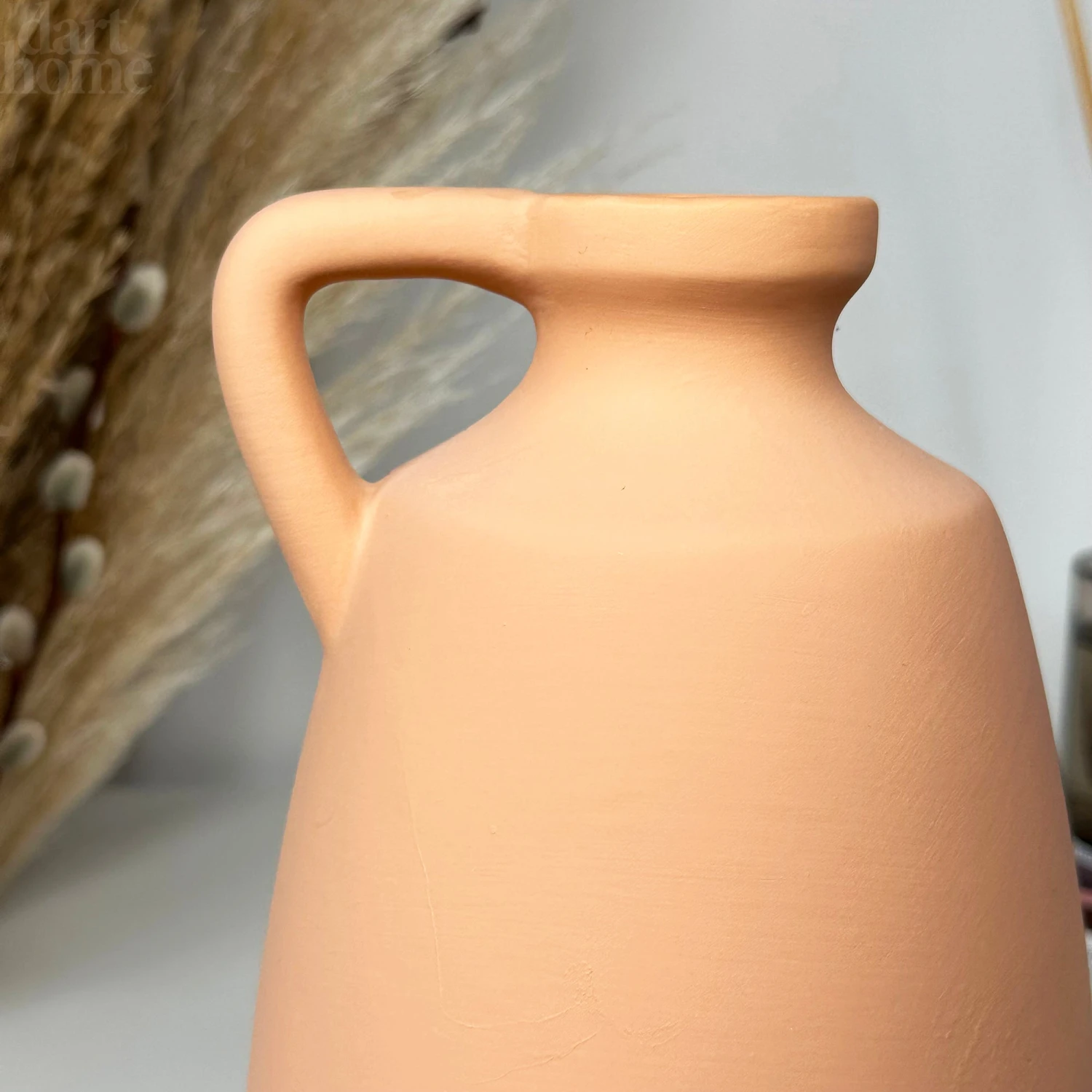 Terracotta Bottle Vase With Handle 2 Terracotta Bottle Vase With Handle - Image 2