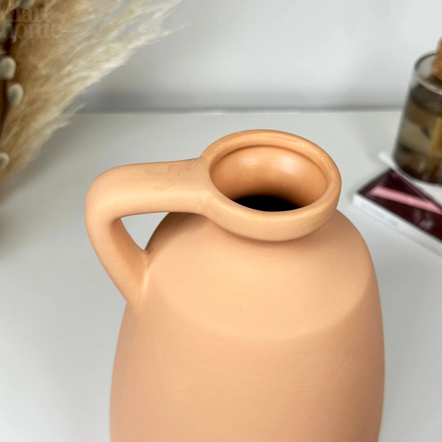 Terracotta Bottle Vase With Handle 3 Terracotta Bottle Vase With Handle - Image 3