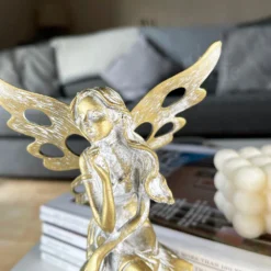 Gold Fairy On Ball Ornament -Home Decoration IMG E1259