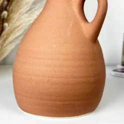 Terracotta Jug Vase With Handle -Home Decoration IMG E1260 c8cc6df8 350a 445e 8a13 d76b597bdd69