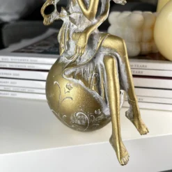 Gold Fairy On Ball Ornament -Home Decoration IMG E1261