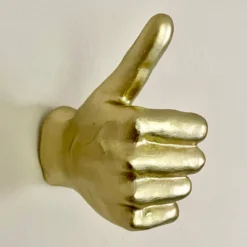 Gold Thumbs Up Wall Decoration