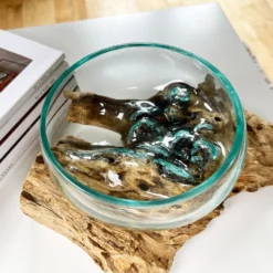 Molten 12cm Fruit Bowl On Teak Root Stand 9 Molten 12cm Fruit Bowl On Teak Root Stand -Home Decoration IMG E1401