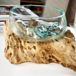 Molten 12cm Fruit Bowl On Teak Root Stand 10 Molten 12cm Fruit Bowl On Teak Root Stand -Home Decoration IMG E1402