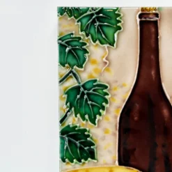 Cheese And Wine Ceramic Tile Wall Art 8x8" -Home Decoration IMG E1403 9009d886 cd40 469f 9af8 c99e149ca75f