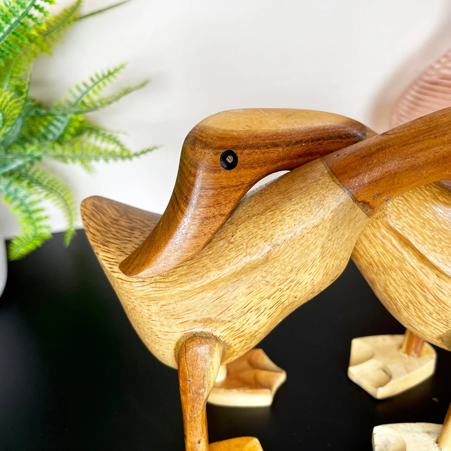 Rustic Wood Hugging Ducks Ornament 3 Rustic Wood Hugging Ducks Ornament - Image 3