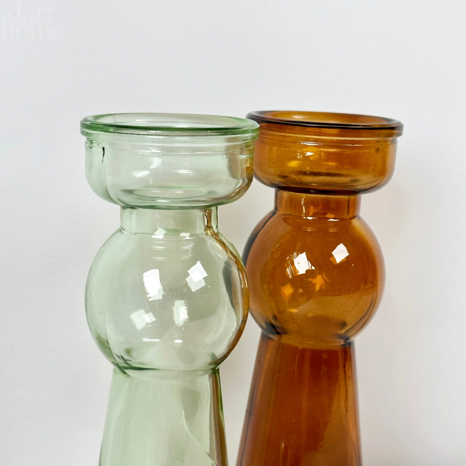 Set Of 2 Neutral Bubble Candlestick Holders 5 Set Of 2 Neutral Bubble Candlestick Holders - Image 5