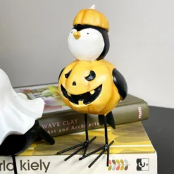 Fancy Dress Halloween Bird Figurines Set Of 4 -Home Decoration IMG E1564