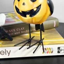 Fancy Dress Halloween Bird Figurines Set Of 4 -Home Decoration IMG E1569