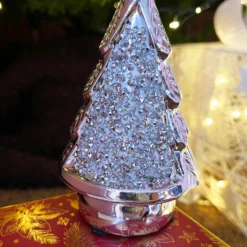 Silver Sparkle Christmas Tree Ornament -Home Decoration IMG E1744