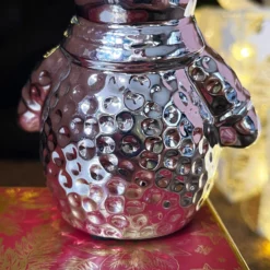 Silver Sparkle Snowman Ornament -Home Decoration IMG E1754