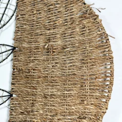 Woven Rattan Leaf Wall Deco 50x50cm -Home Decoration IMG E1798