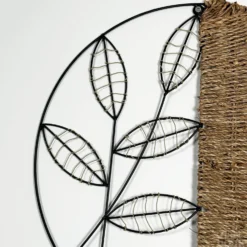 Woven Rattan Leaf Wall Deco 50x50cm -Home Decoration IMG E1800 4ba1758f 6e63 4699 a203 f77672a14b6d