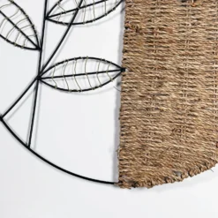 Woven Rattan Leaf Wall Deco 50x50cm -Home Decoration IMG E1801 13a46df6 baa0 4ecd a60f cb3a6420ee26