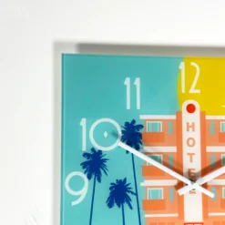 South Beach Hotel Glass Wall Clock 13 South Beach Hotel Glass Wall Clock -Home Decoration IMG E1864 05881b1b 686e 4418 bc10 f271b7041b1e