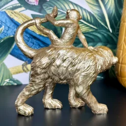 Gold Monkey Figurine -Home Decoration IMG E1932