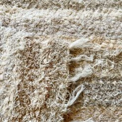 Beige Stripe Shaggy Rug -Home Decoration IMG E1934 edited153