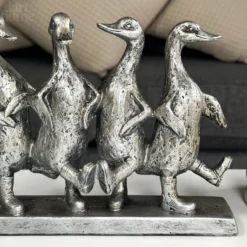 Silver Five Dancing Ducks Sculpture -Home Decoration IMG E1948 ea70549b ede0 4b21 a570 42b19f4ece8f