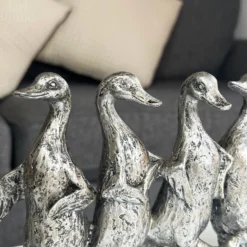 Silver Five Dancing Ducks Sculpture -Home Decoration IMG E1949 85f95482 15d2 40a7 b5a9 3fdc31401cbf
