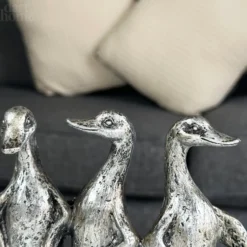 Silver Five Dancing Ducks Sculpture -Home Decoration IMG E1950 de954164 6013 43bb 873c 631c35e31bb4