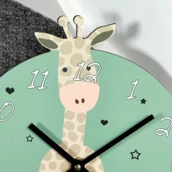 Green Round Giraffe Childrens Wall Clock 6 Green Round Giraffe Childrens Wall Clock -Home Decoration IMG E2120 e09260ab 4c8c 40b7 80d3 faf5863b2093