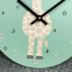 Green Round Giraffe Childrens Wall Clock 7 Green Round Giraffe Childrens Wall Clock -Home Decoration IMG E2121 c8b7c450 35dd 4936 8709 92855ddd46dc