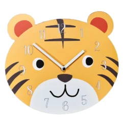 Tiger Head Childrens Wall Clock -Home Decoration IMG E2152copy