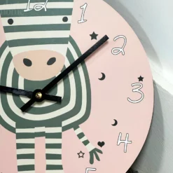 Round Zebra Childrens Wall Clock -Home Decoration IMG E2188 6869c67f d9d6 45c7 9b0e efe5ca1ea04c